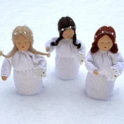 Schneemädchen - Schneeflöckchen - Jahreszeitentisch  - Winter - Weihnachtsdeko