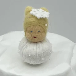 Schneemädchen Mini - Blumenkind - Jahreszeitentisch - Winter - Frühling