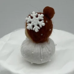 Schneemädchen Mini - Blumenkind - Jahreszeitentisch - Winter - Frühling