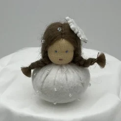 Schneemädchen Mini - Blumenkind - Jahreszeitentisch - Winter - Frühling