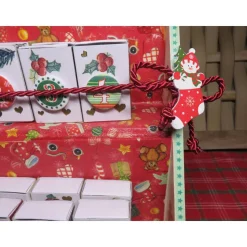 Schöner Adventskalender zum Füllen, aufwändig gestaltet