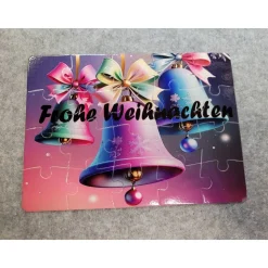 Schönes Puzzle mit einen netten Weihnachtsgruß.