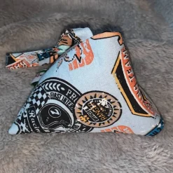 Schnullertasche mit Druckknopf, Pyramidentasche