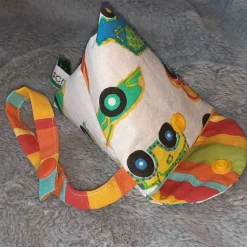 Schnullertasche mit Druckknopf, Pyramidentasche