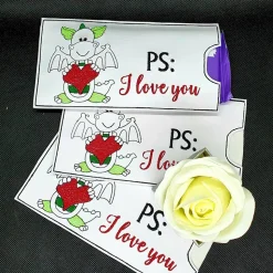 Schokihülle verliebter Drache