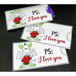 Schokihülle verliebter Drache