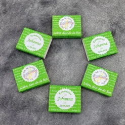 Schokobanderole Kommunion Gastgeschenk – Du bist ein Ton in Gottes Melodie, individuell bedruckt