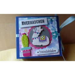 Schokobüchlein mit Lama,Mitbringsel,kleines Geschenk