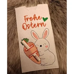 Schokohülle "Frohe Ostern"