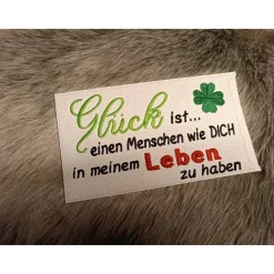 Schokohülle "Glück"