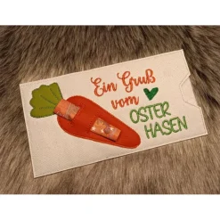 Schokohülle "Gruß vom Osterhasen"