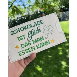 Schokoladenverpackung / Schokihülle / Besonderes Mitbringsel