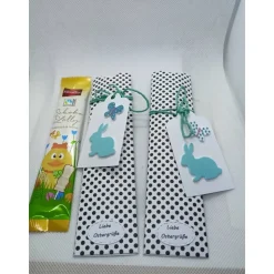 Schoko-Lollie in österlicher Verpackung - Goodie, Schlenkerhase- ein Mitbringsel!!