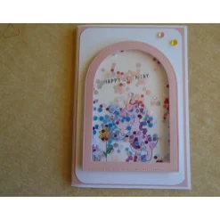 Schüttelkarte  Dino Kindergeburtstag Glückwunschkarte Shaker Geburtstagkarte  Junge Mädchen