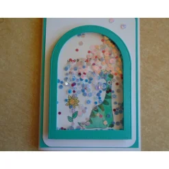 Schüttelkarte  Dino Kindergeburtstag Glückwunschkarte Shaker Geburtstagkarte  Junge Mädchen