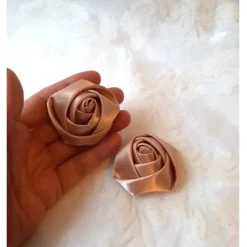 Schuhclips Beige 2er Set 