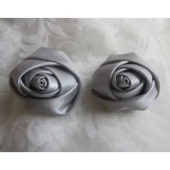 Schuhclips Grau 2er Set 