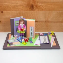 Schulanfang Einschulung Geldgeschenk Geschenkkarte personalisierbar für Mädchen