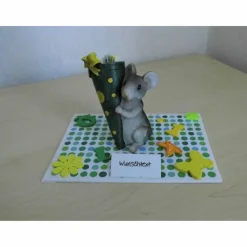 Schulanfang Geldgeschenk Mäuse Schultüte Junge – Originelle Maus Figur mit Schultüte als Einschulungsgeschenk