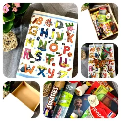 Schulanfang, Schulbox, Überraschung, 1. Schultag, fertige Geschenkbox, für Mädchen und Jungen