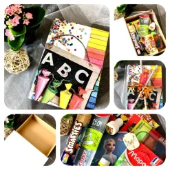 Schulanfang, Schulbox, Überraschung, 1. Schultag, fertige Geschenkbox, für Mädchen und Jungen