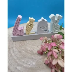 Schule / Kindergarten Steckerchen Pastell – Handgemachte Deko zum Sammeln & Verschenken