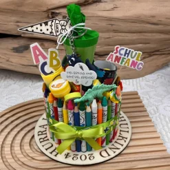 Schuleinführung, Einschulung, Geschenke zur Schuleinführung, Schultorte, Stiftetorte, Schulkind 2024