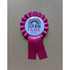 Schulkind Anstecker - Siegerschleife - Rosette
