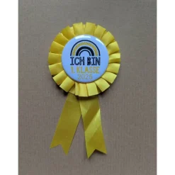 Schulkind Anstecker - Siegerschleife - Rosette