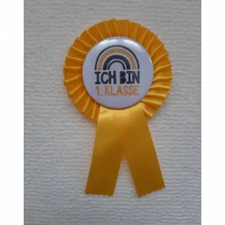 Schulkind Anstecker - Siegerschleife - Rosette