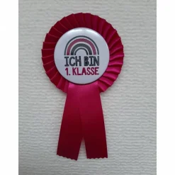 Schulkind Anstecker - Siegerschleife - Rosette