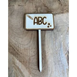 Schulkind Cake Topper Set personalisiert / Einschulung Deko / ABC Schultüte