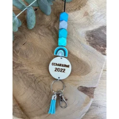 Schulkind Schlüsselanhänger personalisiert mit Namen