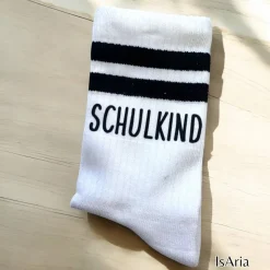 Schulkind Socken,Tennissocken, Personalisierbar, Strümpfe, Geschenkidee Einschulung