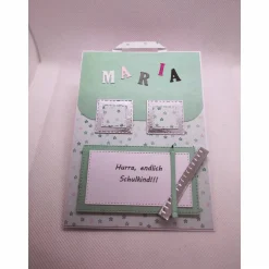 Schulranzen, Karte zur Einschulung, Schulstart,