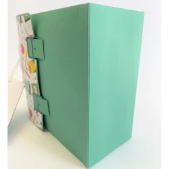 Schulranzen Schultasche aus Karton – Handgemachte Geschenkverpackung zur Einschulung (14,5 x 16 x 7,5 cm)