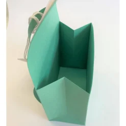 Schulranzen Schultasche aus Karton – Handgemachte Geschenkverpackung zur Einschulung (14,5 x 16 x 7,5 cm)