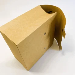 Schulranzen Schultasche aus Karton – Handgemachte Geschenkverpackung zur Einschulung (14,5 x 16 x 7,5 cm)