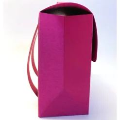 Schulranzen Schultasche aus Karton – Handgemachte Geschenkverpackung zur Einschulung (14,5 x 16 x 7,5 cm)