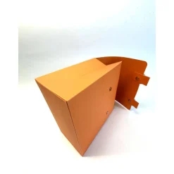 Schulranzen Schultasche aus Karton – Handgemachte Geschenkverpackung zur Einschulung (14,5 x 16 x 7,5 cm)