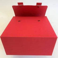 Schulranzen Schultasche aus Karton – Handgemachte Geschenkverpackung zur Einschulung (14,5 x 16 x 7,5 cm)