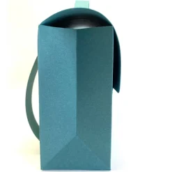 Schulranzen Schultasche aus Karton – Handgemachte Geschenkverpackung zur Einschulung (14,5 x 16 x 7,5 cm)