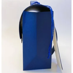 Schulranzen Schultasche aus Karton – Handgemachte Geschenkverpackung zur Einschulung (14,5 x 16 x 7,5 cm)