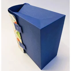 Schulranzen Schultasche aus Karton – Handgemachte Geschenkverpackung zur Einschulung (14,5 x 16 x 7,5 cm)