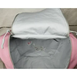Schultertasche, Kitatasche, Rucksack, Musikbox-Tasche, Elefant, rosa