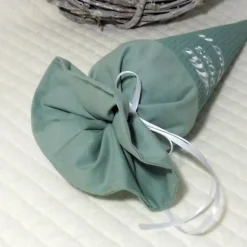 Schultüte Abi 2023 personalisierte Stofftüte mit Namen Geschenk Abiturient Schulabschluss Waffelpique Bachelor Studium