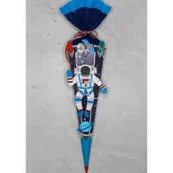 Schultüte Astronaut „Cosimo“ 6-eckig 85 cm