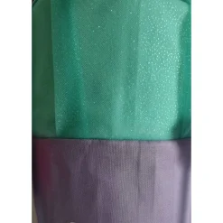 Schultüte aus Baumwolle mit 3D Schmetterlingen 70cm flieder/türkis