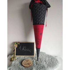 Schultüte aus Baumwollstoff Ninja 70cm