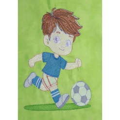 Schultüte aus Stoff Fußball– Kissen & Erinnerung zur Einschulung